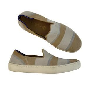 Rothy's The Birch Stripe Slip-On Loafers Shoes Casual Comfort Sneakers Size 9